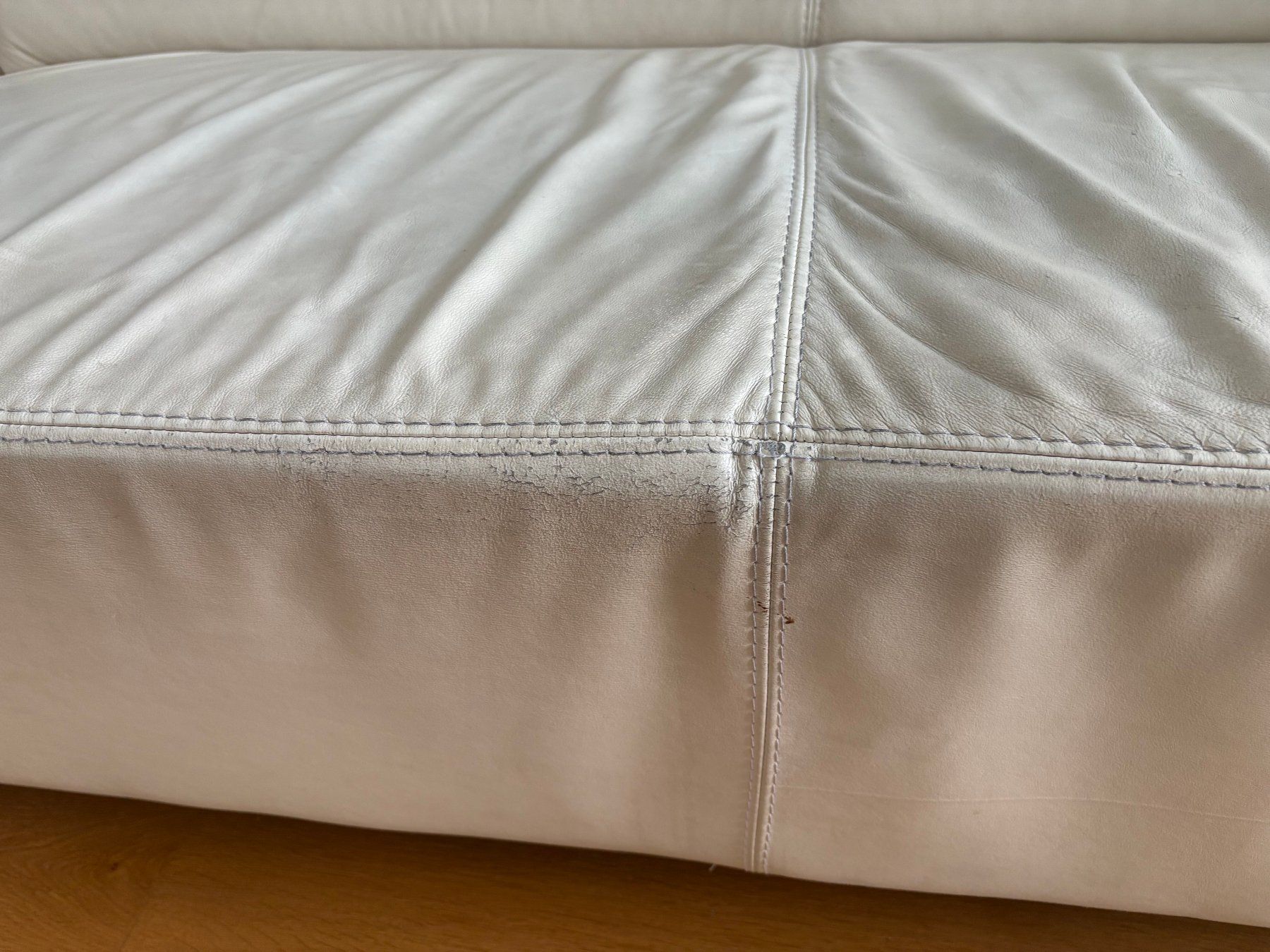 Divani: Sofa (Designersofa) Echtleder beige – Usato da Basel venduto da Christine555 6