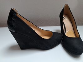 Keilabsatz Schuhe Gr 38