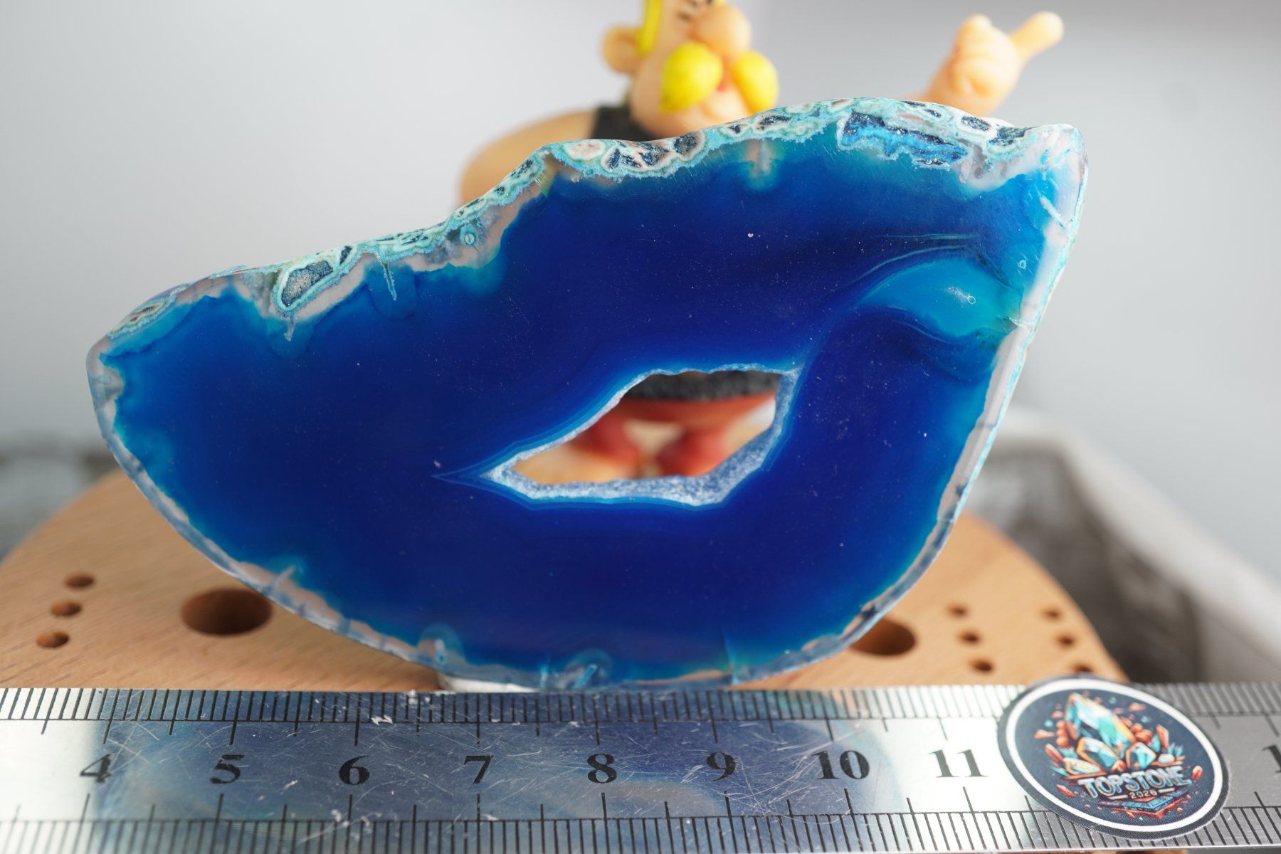 Mineralien & Heilsteine: Achat Blau   Scheibe    Blue   Ab 1.-(1) – Neu und originalverpackt aus Eschenbach SG von topstone 7