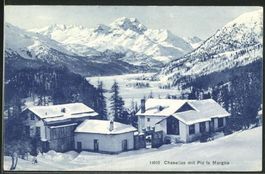 Chasellas mit Piz La Margna, um 1930