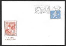 Sonderbrief Flaggenstempel Liestal 19.11.1964