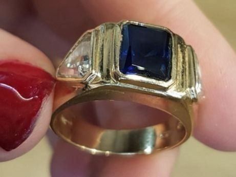 Anelli: Ring in Gelbgold mit Kristall – Nuovo (secondo la descrizione) da Unterägeri venduto da Altgoldschmuck 9
