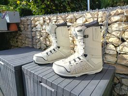 Bottes de snowboard Nitro couleur beige en 47 occasion