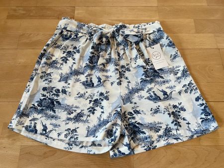Sarah John Damen Shorts in Gr. XL, Blau/Weiss, NEU