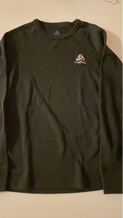 Odlo pull chaud manches longues garçon taille L - Noir