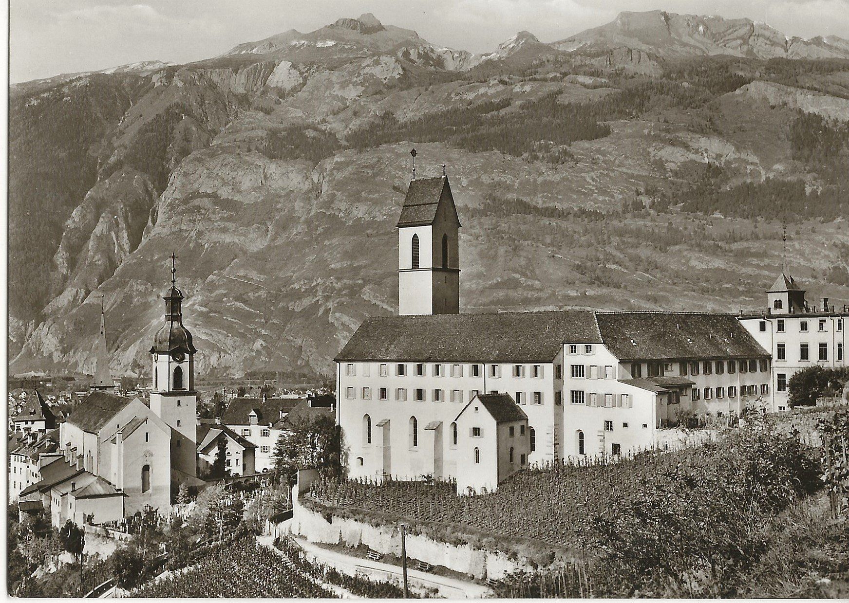 Cartes postales: Chur, Priesterseminar St. Luzi – D'occasion à Frauenfeld par Merk52