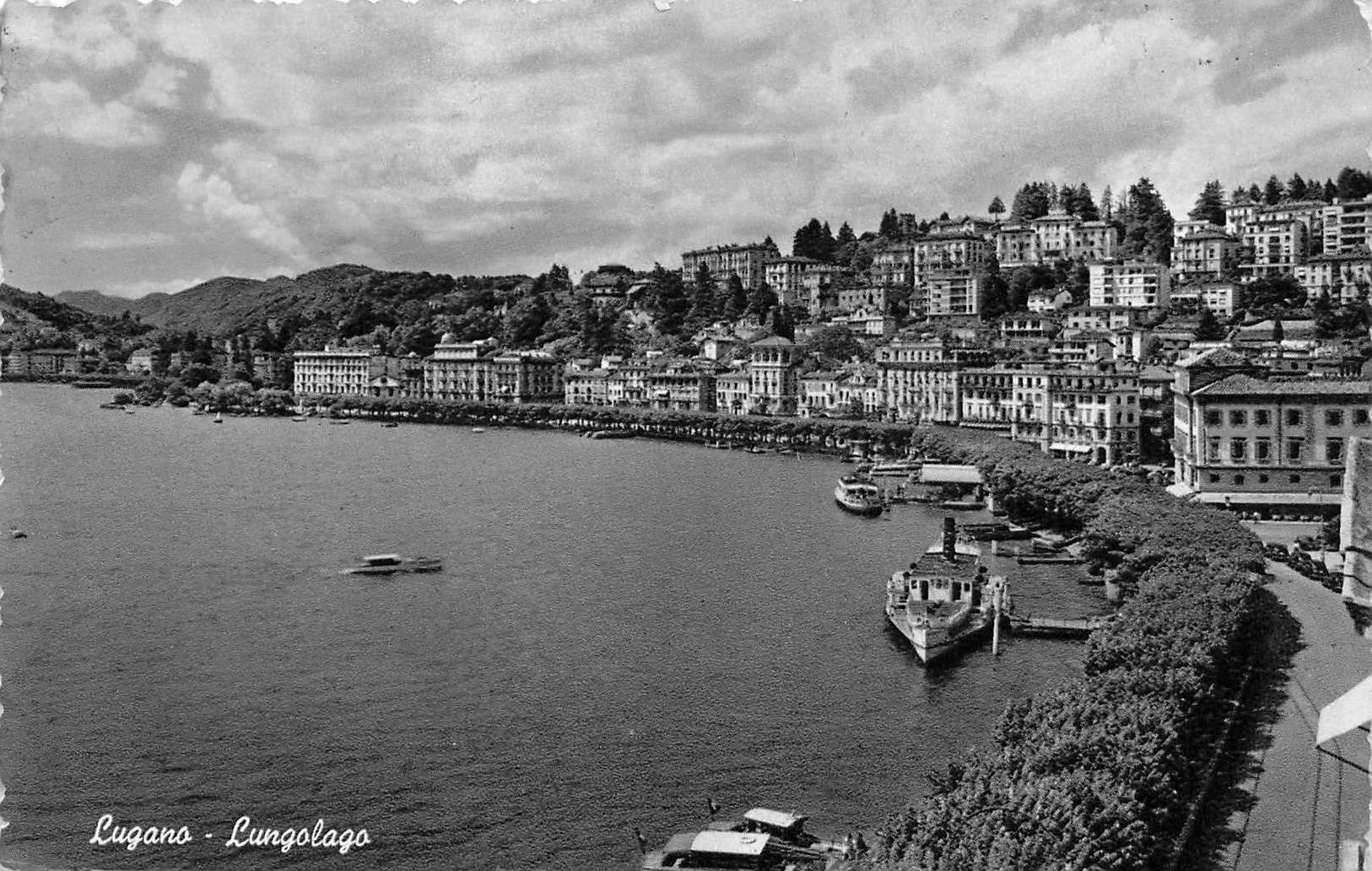 Cartoline postali: Lugano boot – Usato da Biasca venduto da Blenio71