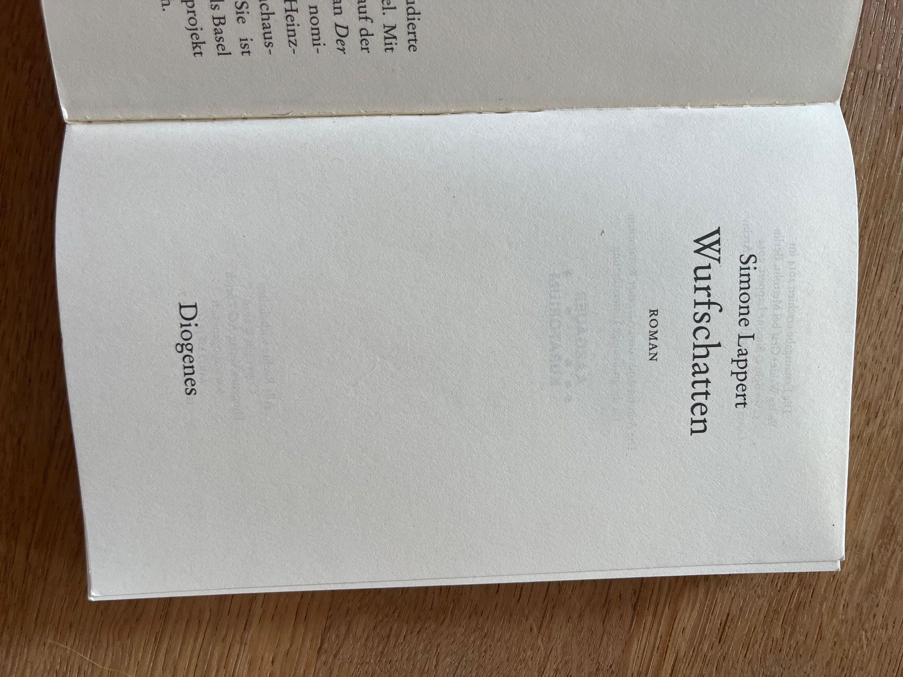 Bücher: Simone Lappert - Wurfschatten – Gebraucht aus Laupen BE von lee_ym6v 3