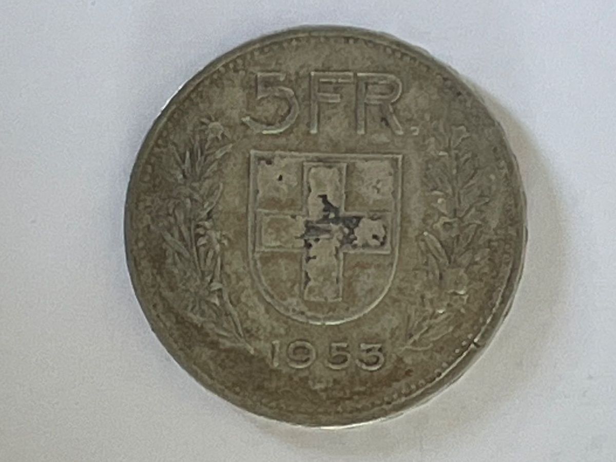 Tutti le monete: 5 Fr 1953 – Usato da Erlach venduto da rsci