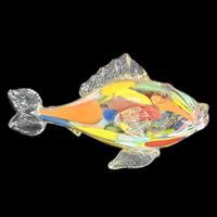 🐟🌈 Bunter Murano Glasfisch – Farbenfrohes Unikat! 💎✨