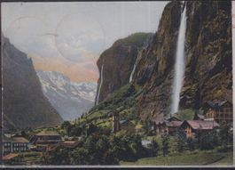 K89) Postkarte, Lauterbrunnen