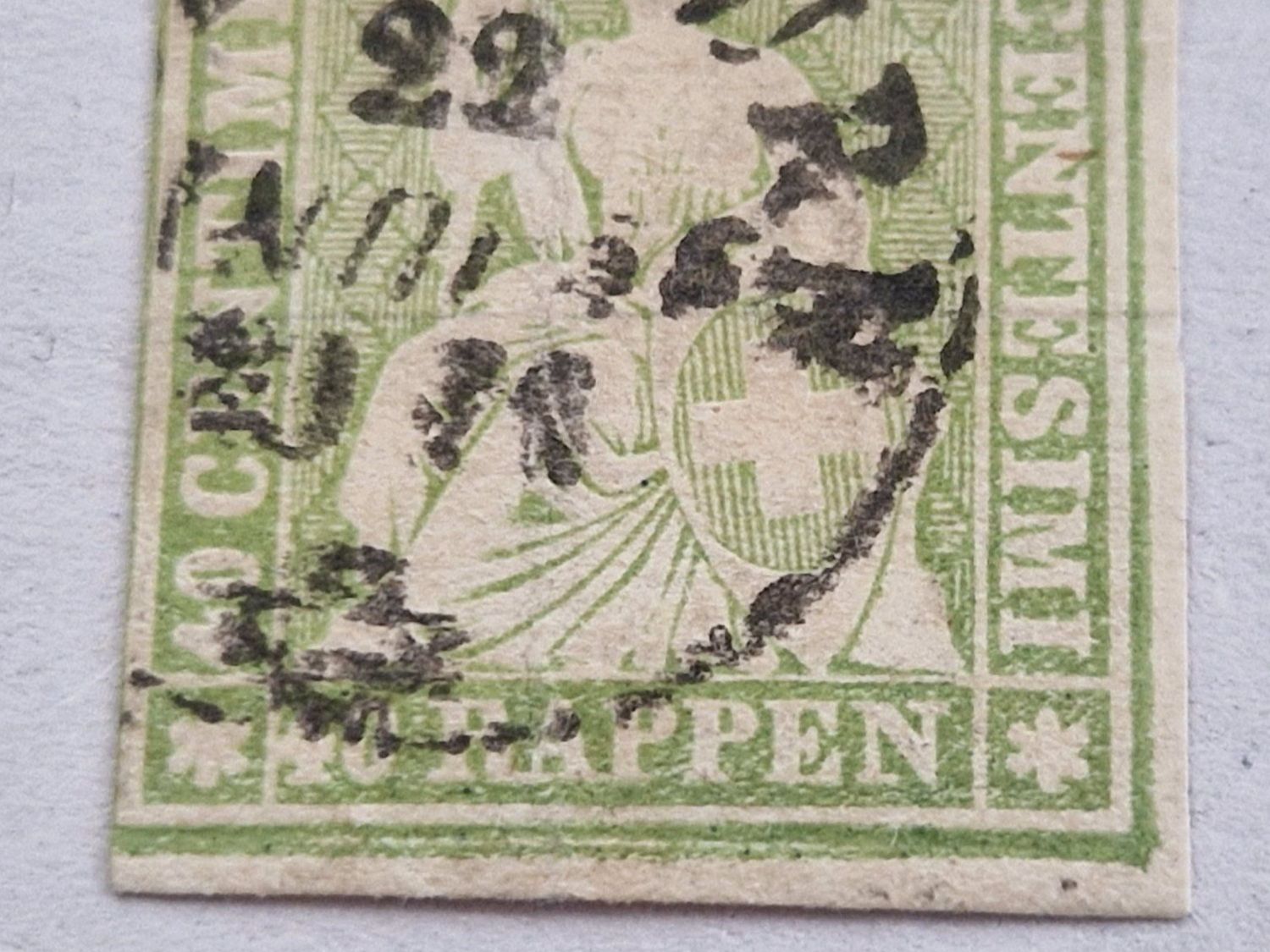 Tutti i francobolli: Strubel 26C, ab 1.- – Usato da Burgdorf venduto da Glossy01 1