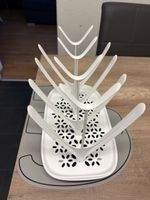 Abtropfgestell für Babyflaschen weiss gebrauchter Zustand