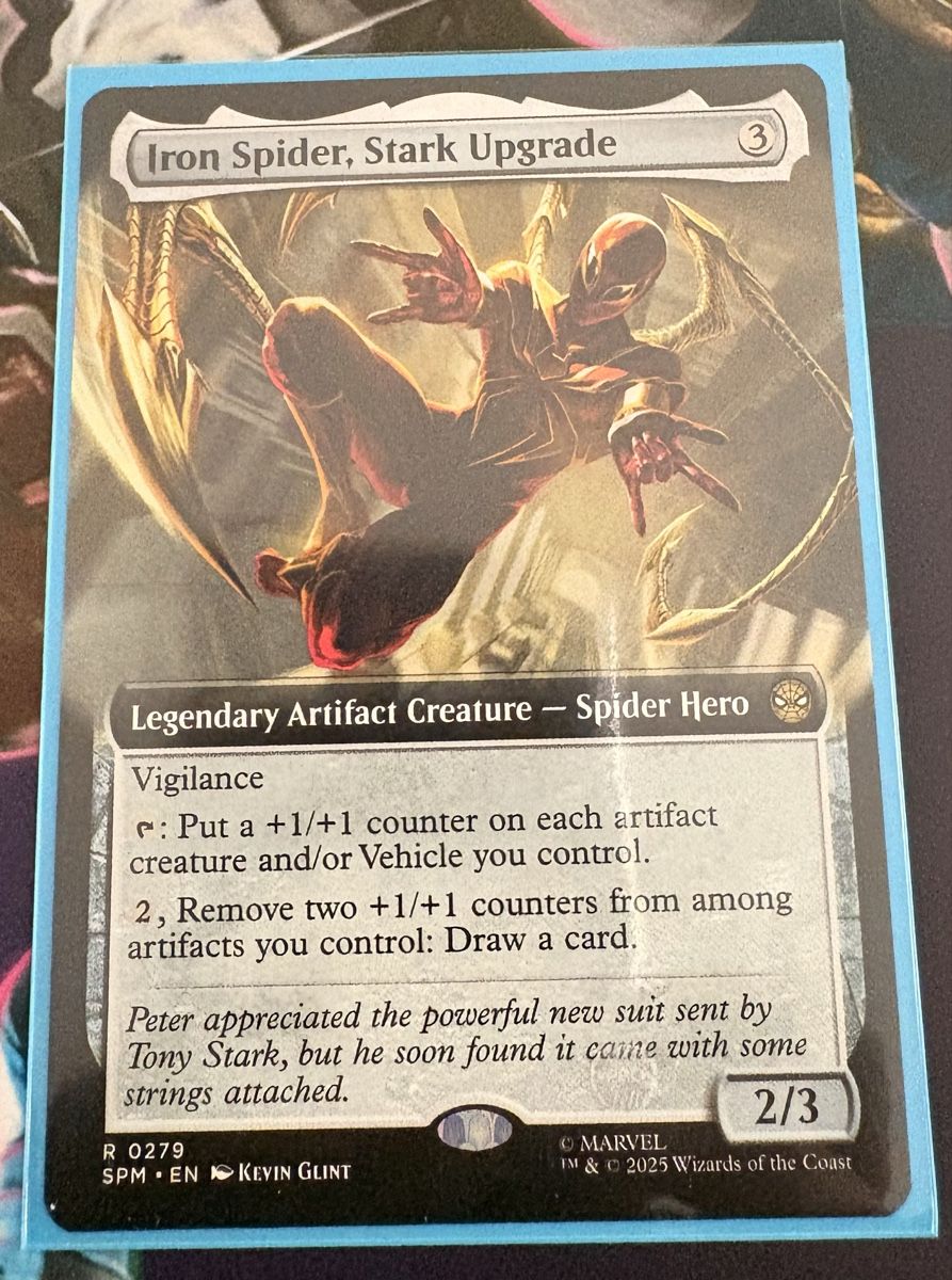 Magic The Gathering Carte collezionabili: MTG Iron Spider, Stark Upgrade - Legendary Artifact Creature – Nuovo (secondo la descrizione) da Safenwil venduto da Edsoni88