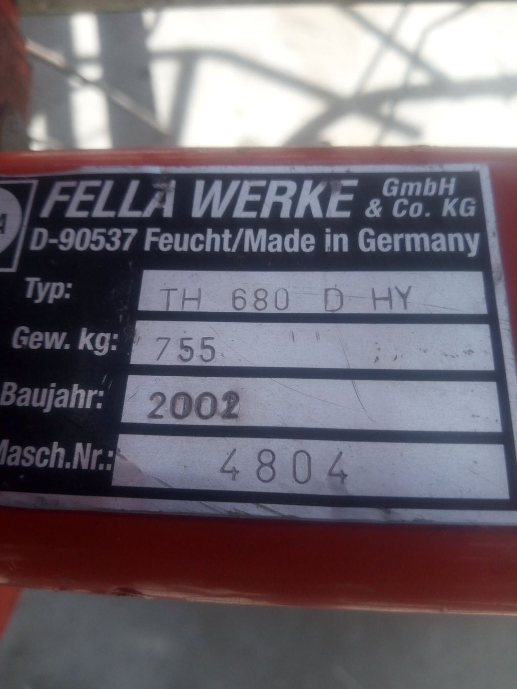 Fella Tutte le macchine: Fella TH 680 Kreiselheuer – Usato da Rüttenen venduto da Dart4 3
