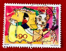 Nr.1052 Clown mut Requisiten  GESTEMPELT  2002   