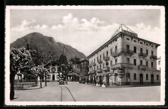 Cartes postales: Paradiso-Lugano, Hotel Schmid, Restauran – D'occasion à Berlin par bartko-reher