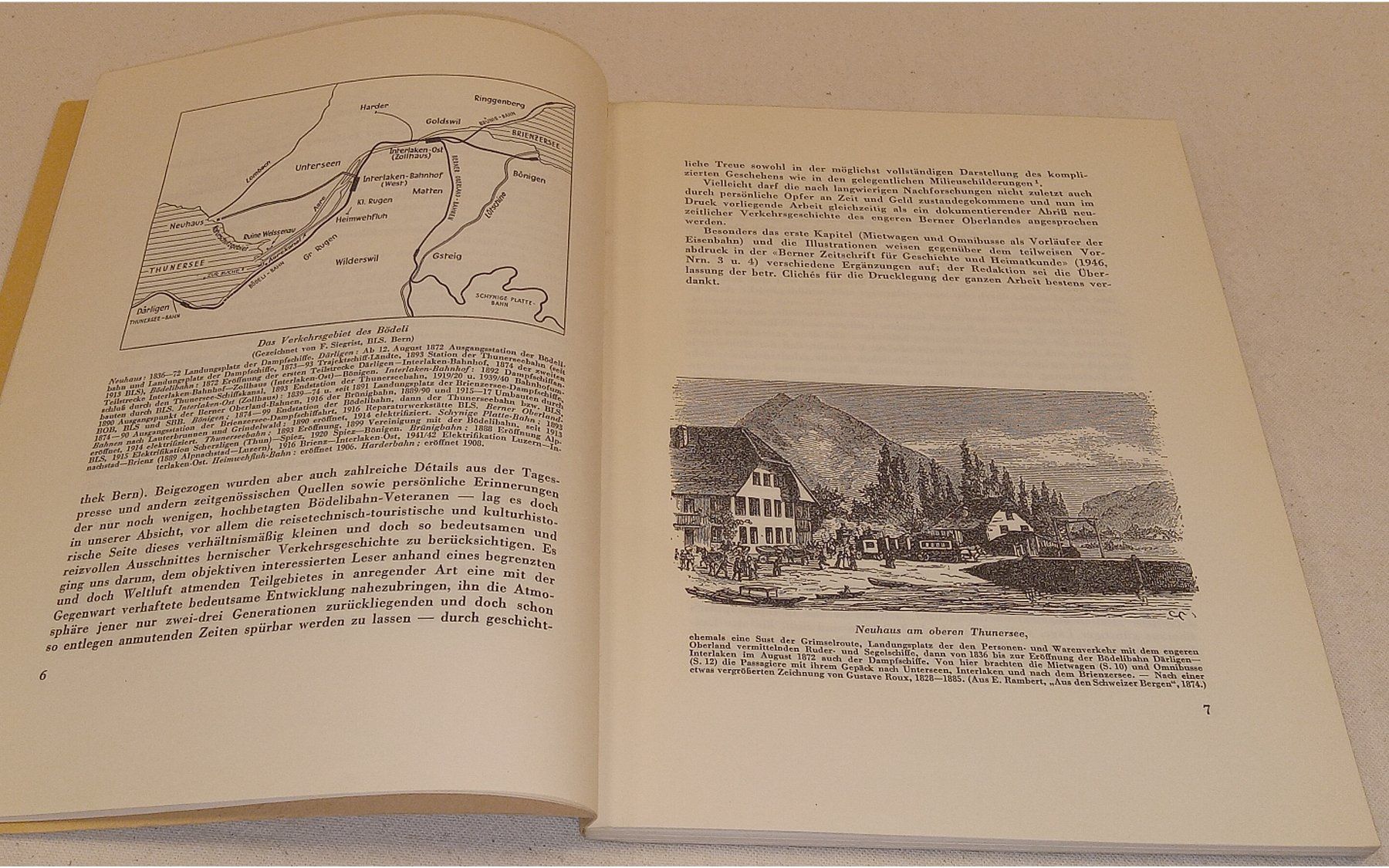 Libri: DIE ERSTE EISENBAHN DES BERNER OBERLANDES   F.A. Volmar 1946 – Usato da Hätzingen venduto da memory-lane 4