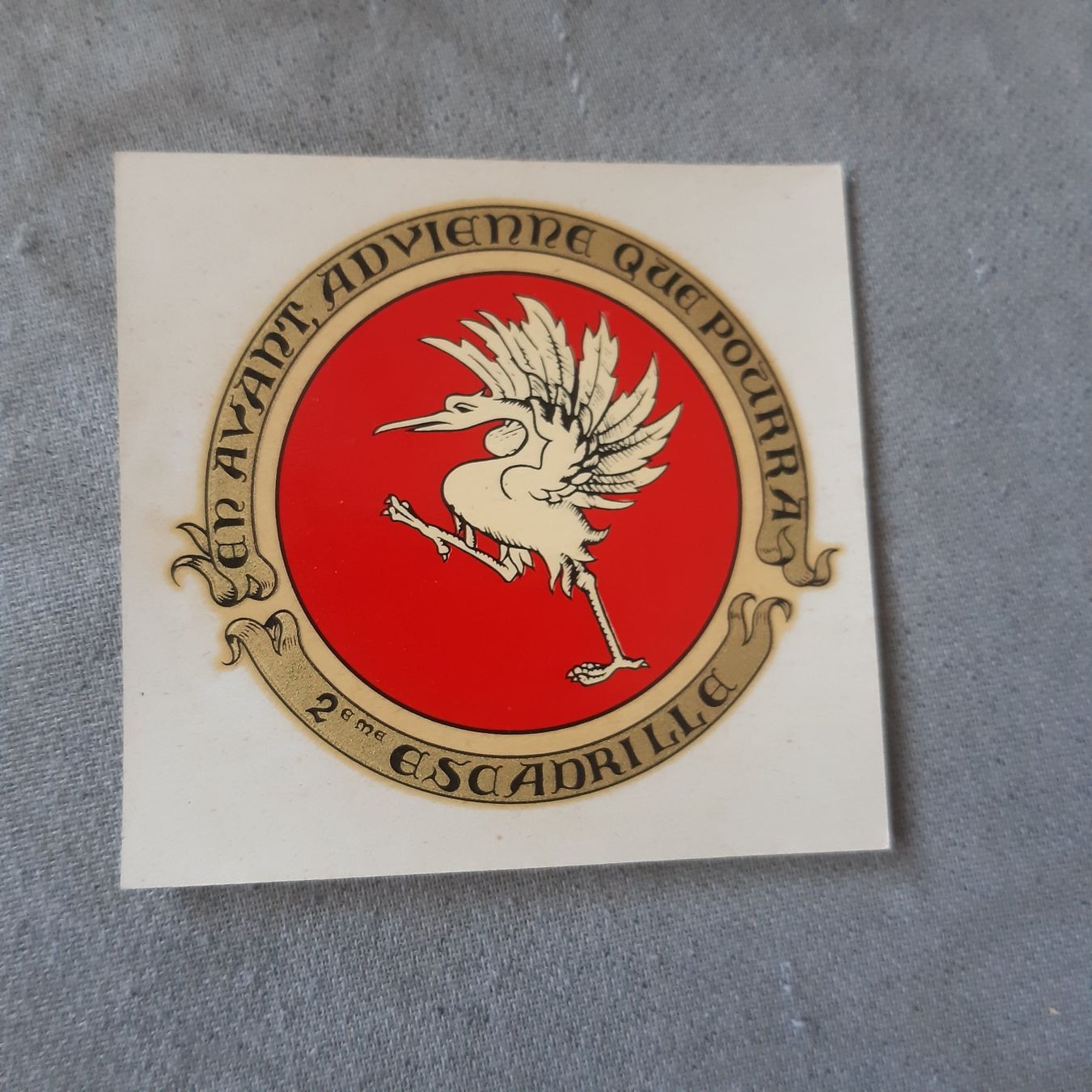 Cartoline postali: Aufkleber Schweizer Luftwaffe Fliegerstaffel 2 – Usato da Giffers venduto da attila07