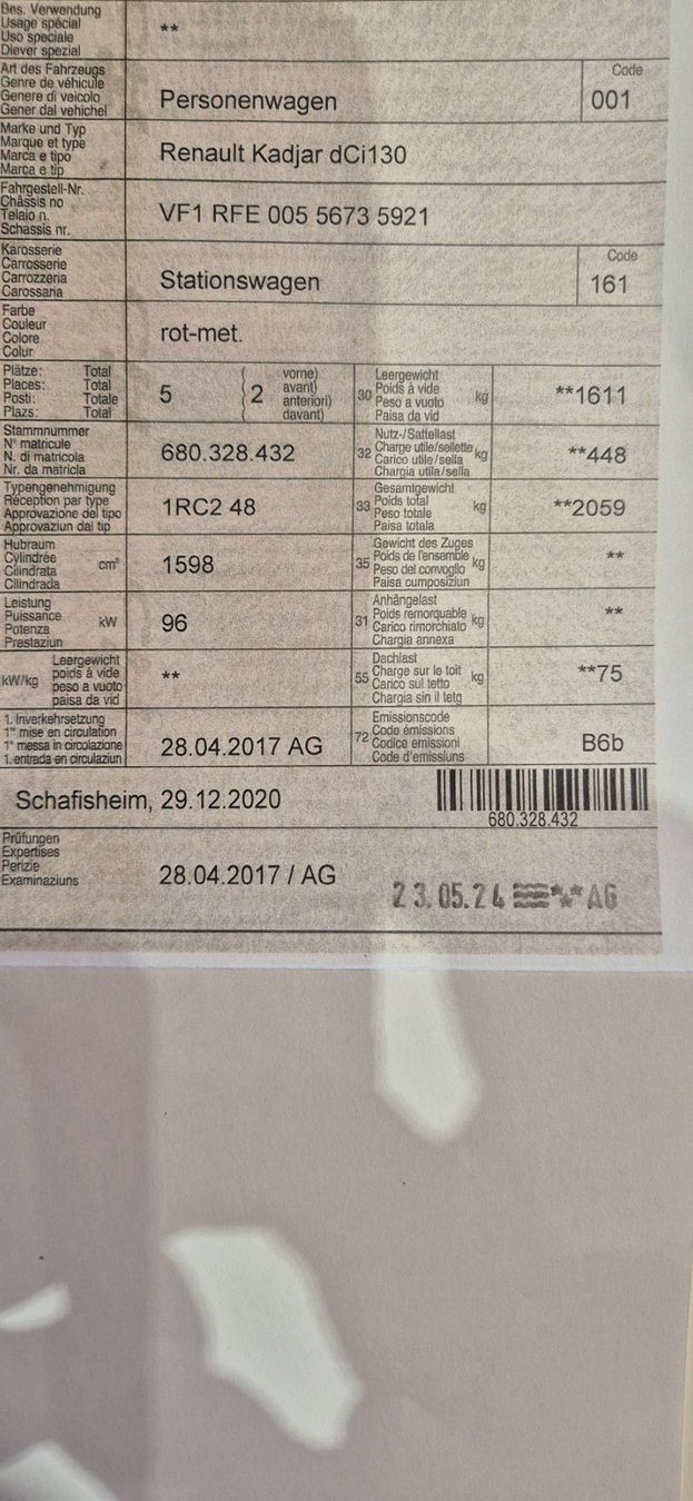 Renault Automobili: Renault Kadjar dCi130 – Usato da Otelfingen venduto da hof74 7