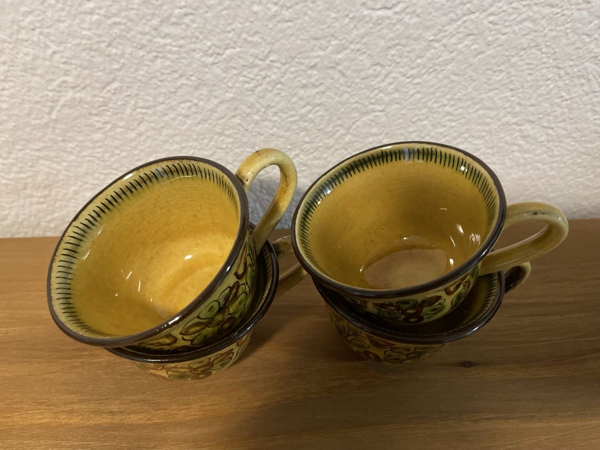 Tazze: Vintage Espresso Set, Burri Keramik, handbemalt – Usato da Meikirch venduto da Hilfe_Waisentiere 5