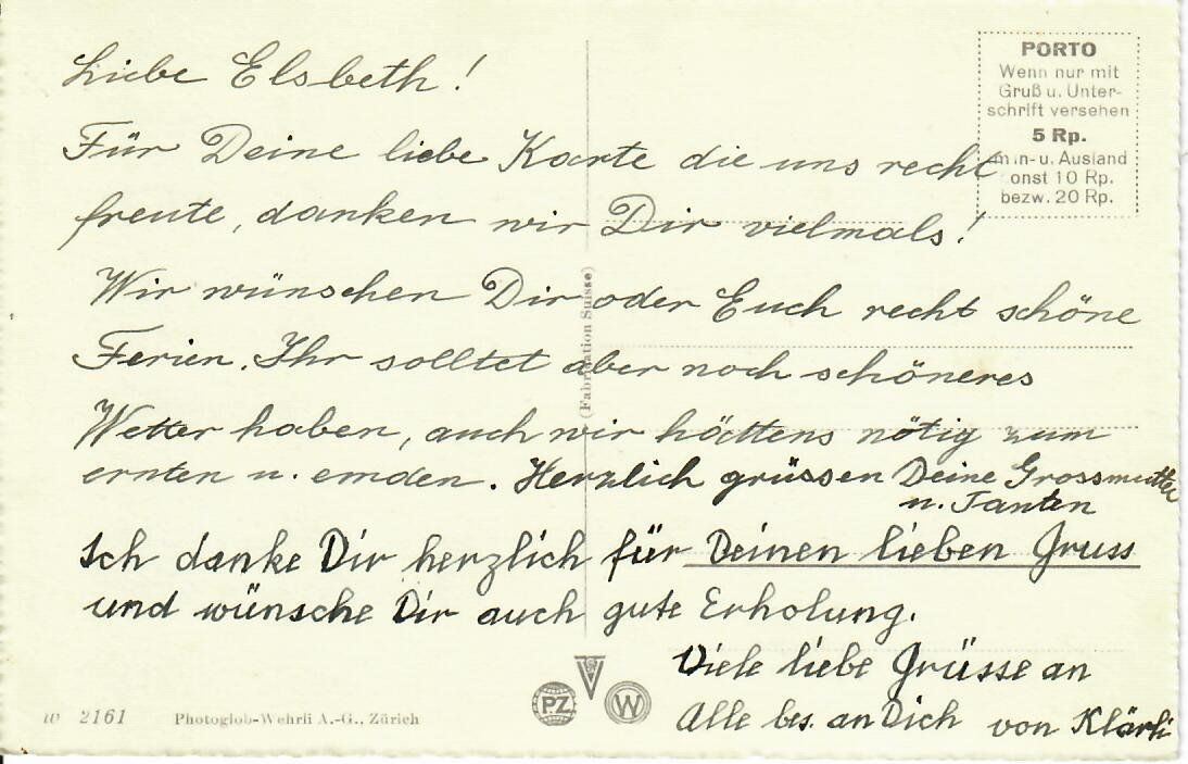 Ansichtskarten: Emmishofen – Gebraucht aus Hochdorf von Ziegel-16 1