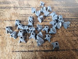 lego 4588 lot de 30 pièces Dark Bluish Gray Brick, Round