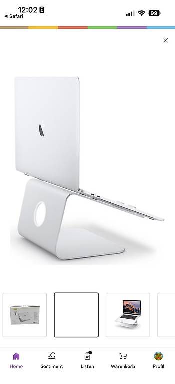 Racks & Cavalletti: Notebook Ständer, Top Zustand, Aluminium, Silber – Usato da Thalwil venduto da nic_n9s8 1