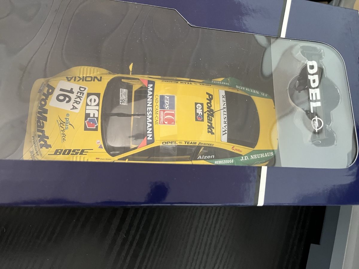 Opel Modellini d'auto: Opel Calibra V6.    1:18 – Nuovo e nell'imballaggio originale da Rümlang venduto da Papamoll4 1