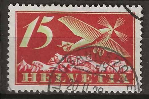 Alle Briefmarken: PA003 - Pro Aero F3 obl. Lausanne – Gebraucht aus Trélex von Phil_Albert