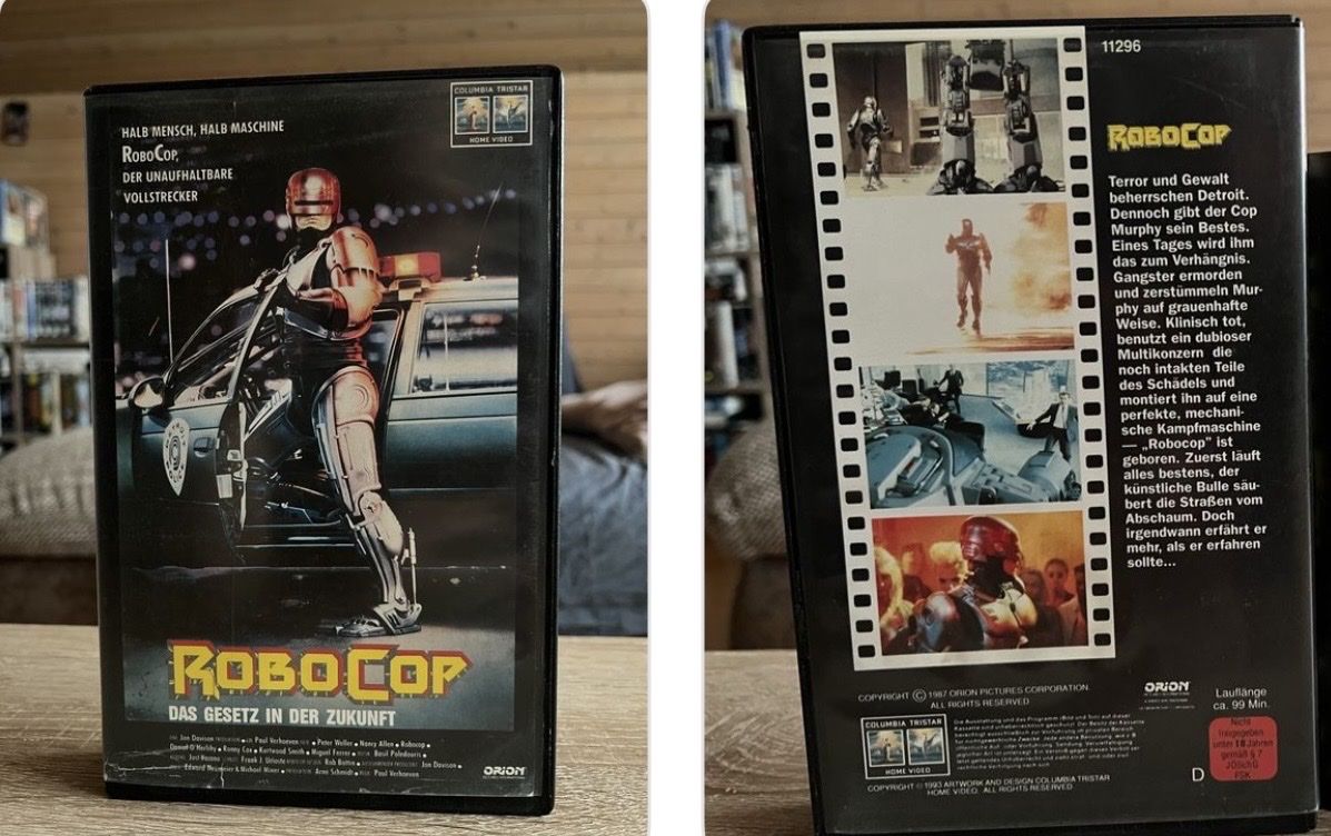 Tutti i VHS: VHS 📼 ROBOCOP 1 – Usato da Aadorf venduto da Schwarzschlumpf1972