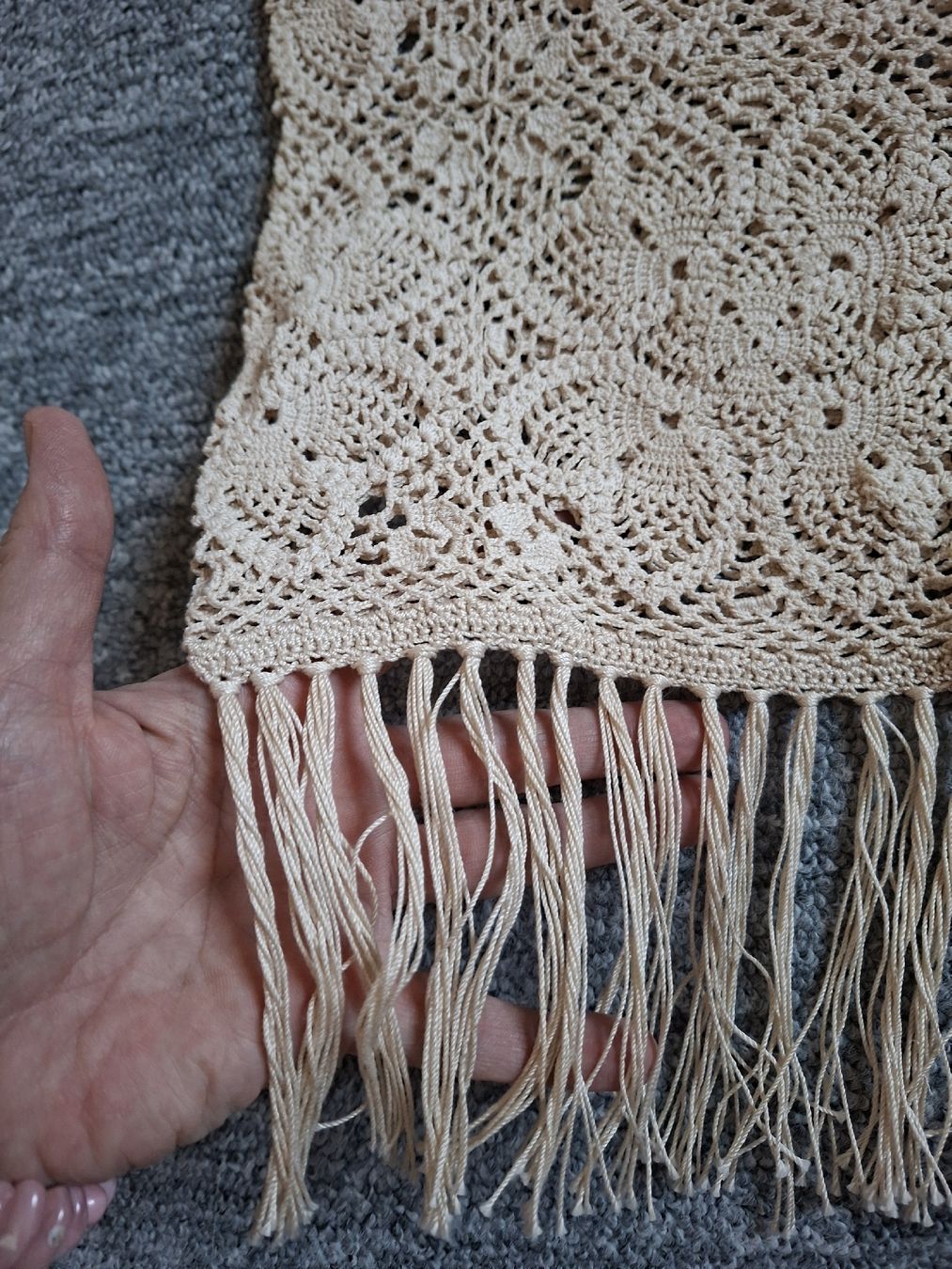 Sacs femmes: Häkeltasche mit Fransen Boho Sommer  – Neuf (Voir description) à Remetschwil par littleredboots 2