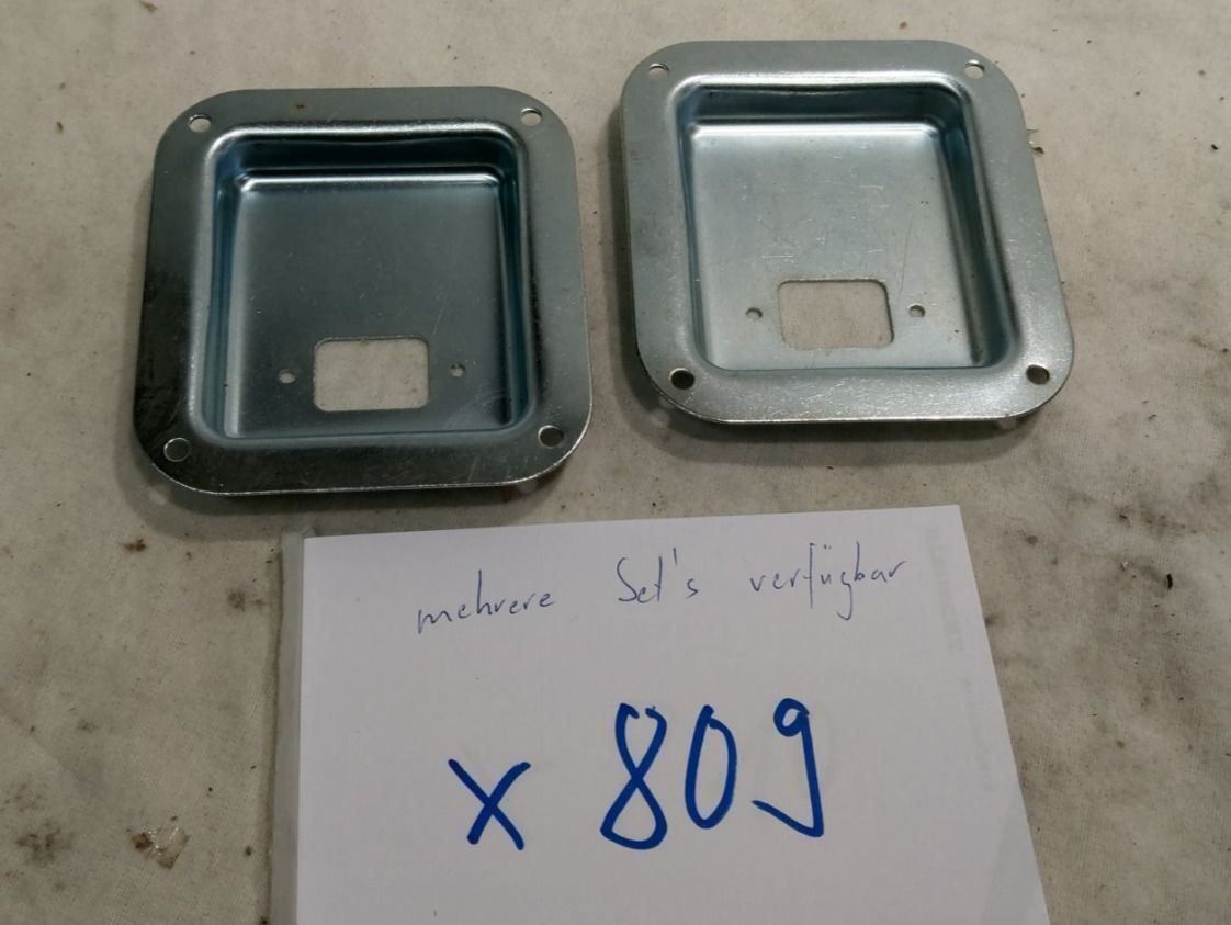 Ferramenta: 2x Kleine Einbauschale gestanzt (x809) – Nuovo (secondo la descrizione) da Däniken SO venduto da Profog1 3