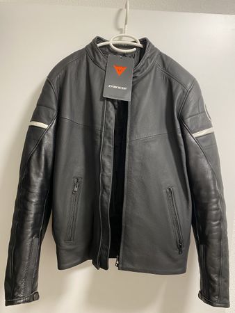 Neu 570.- Top! Dainese Saint Louis M(50)Motorrad-Lederjacke!