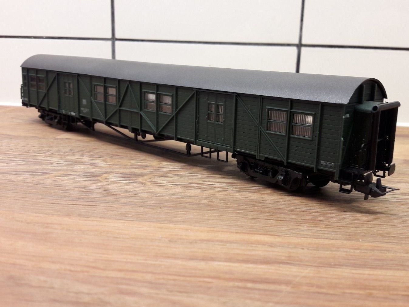 Modellini di ferrovie: Röwa HO DC : DB wagon "MDyge" 4 essieux – Usato da Buttes venduto da Cafe2005 5