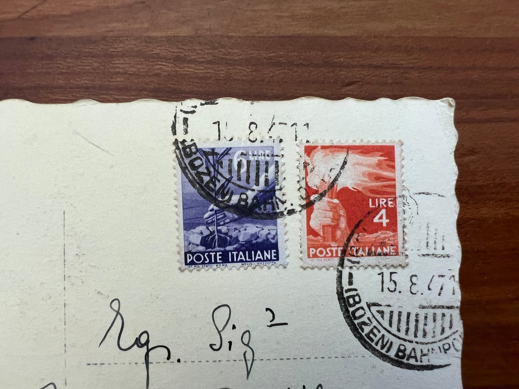 Cartoline postali: AK   1947 Dolomiten     (G2363) – Usato da Hinwil venduto da Sidi4 1