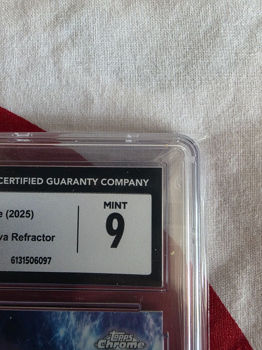 Topps Carte collezionabili: Marvel Topps Chrome 2025 Hulk Refractor CGC 9 68/80 – Nuovo e nell'imballaggio originale da Zürich venduto da Sams_FunkoandComics_ 2