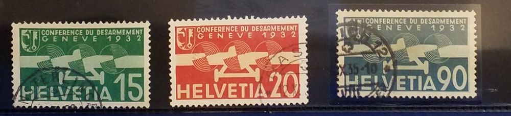 F12) F16-18, Flugpostmarken Gedenkausgaben sauber ⊙ Kt. 85.- (Neu ...