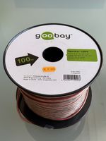 Goobay Lautsprecherkabel 80m transparent 2x2,5mm² NEU & OVP