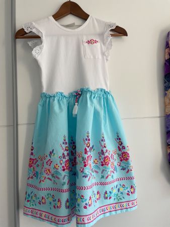 Mädchen Kleid Gr.128