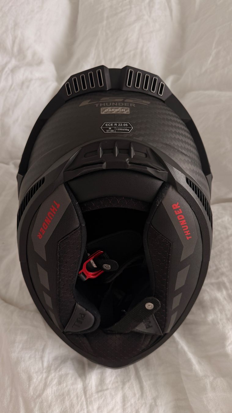 Caschi & visiere: LS2 Thunder Carbon Helm Grösse M – Nuovo (secondo la descrizione) da Zürich venduto da dylanzrh 5