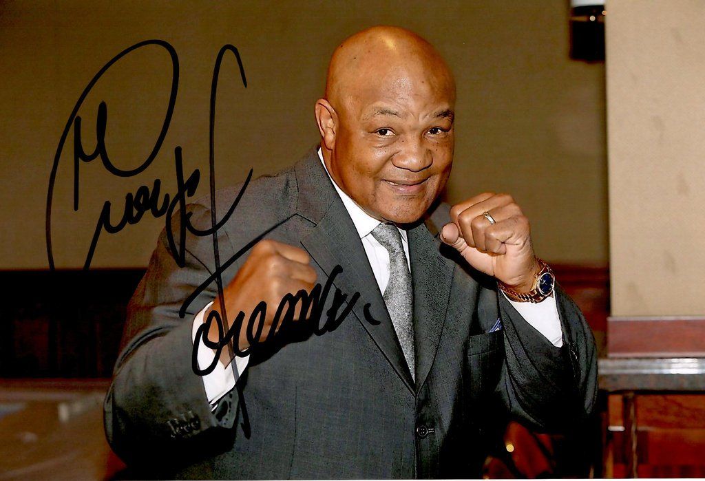 Autografi: George FOREMAN / AUTOGRAMM – Usato da Egg b. Zürich venduto da Dbunny