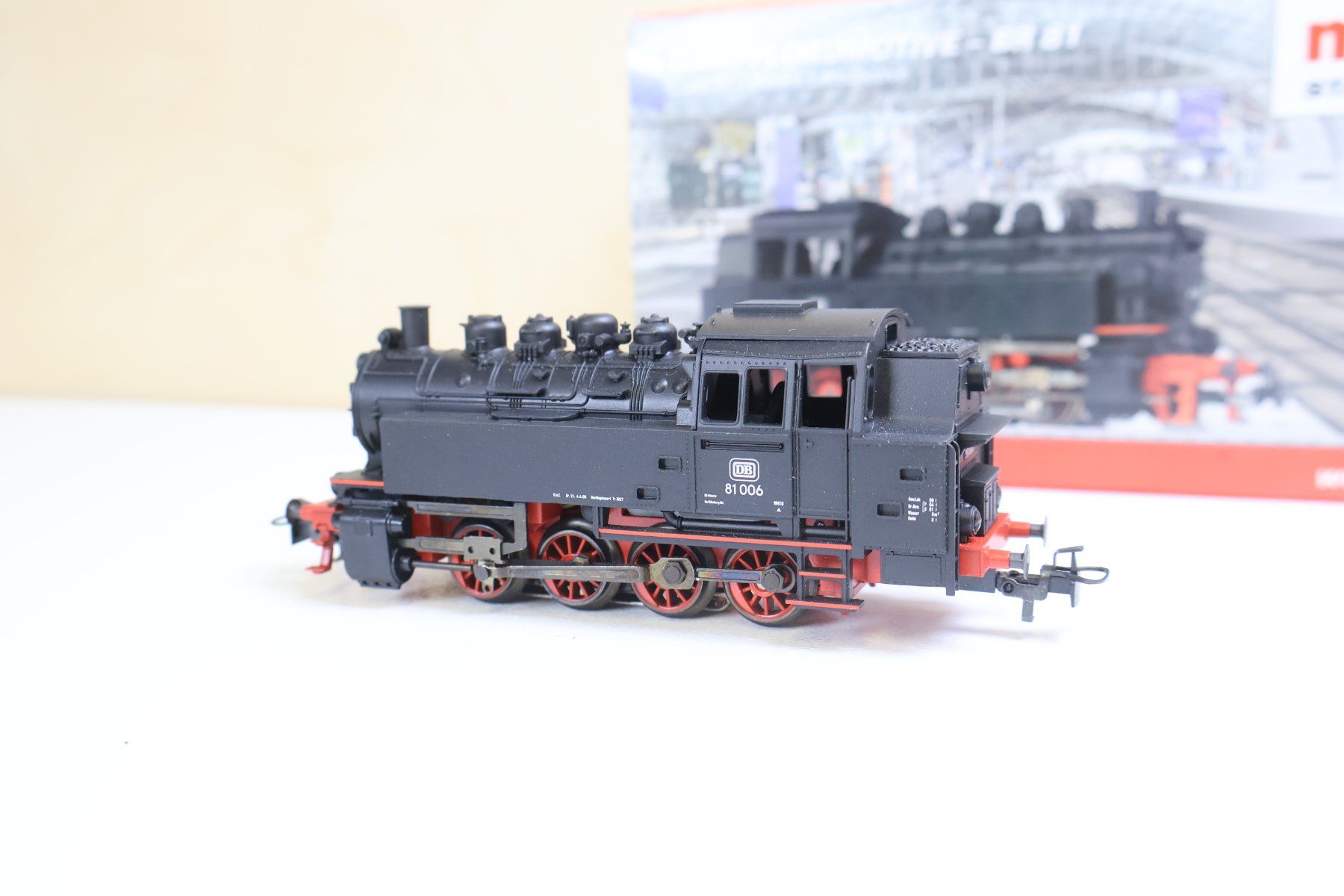 Märklin Modellini di ferrovie: Märklin Digital Dampflok BR 81 - MFX 36321 – Difettoso da Winterthur venduto da Monstera 2