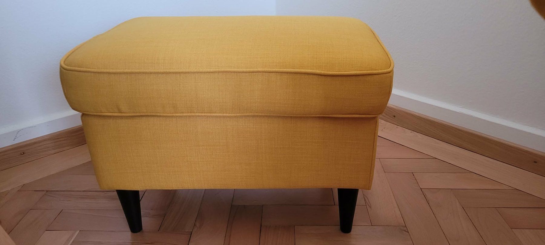 Ikea Sessel: IKEA STRANDMON Sessel + Hocker, Tibbleby gelb – Gebraucht aus Zürich von ipa_dj99 2