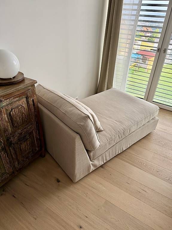 Divani: Recamiere Sofa IKEA "KIVIK" mit Bezug "Hillared" beige – Usato da Schindellegi venduto da chribella 4