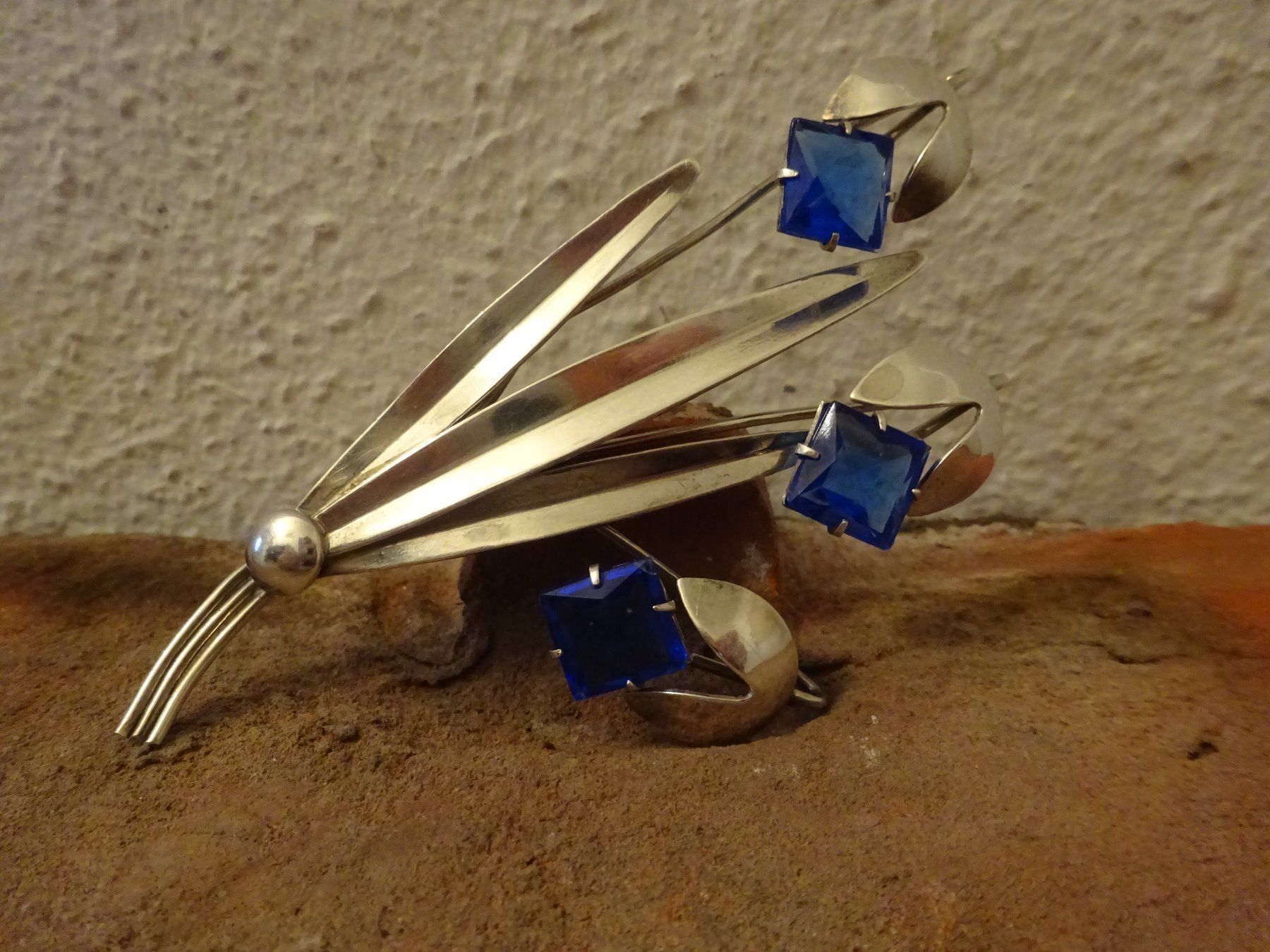 Spille & Fermagli: Brosche Schneeglöckchen / 925 Silber – Usato da Esslingen venduto da FetteSchnecke 4