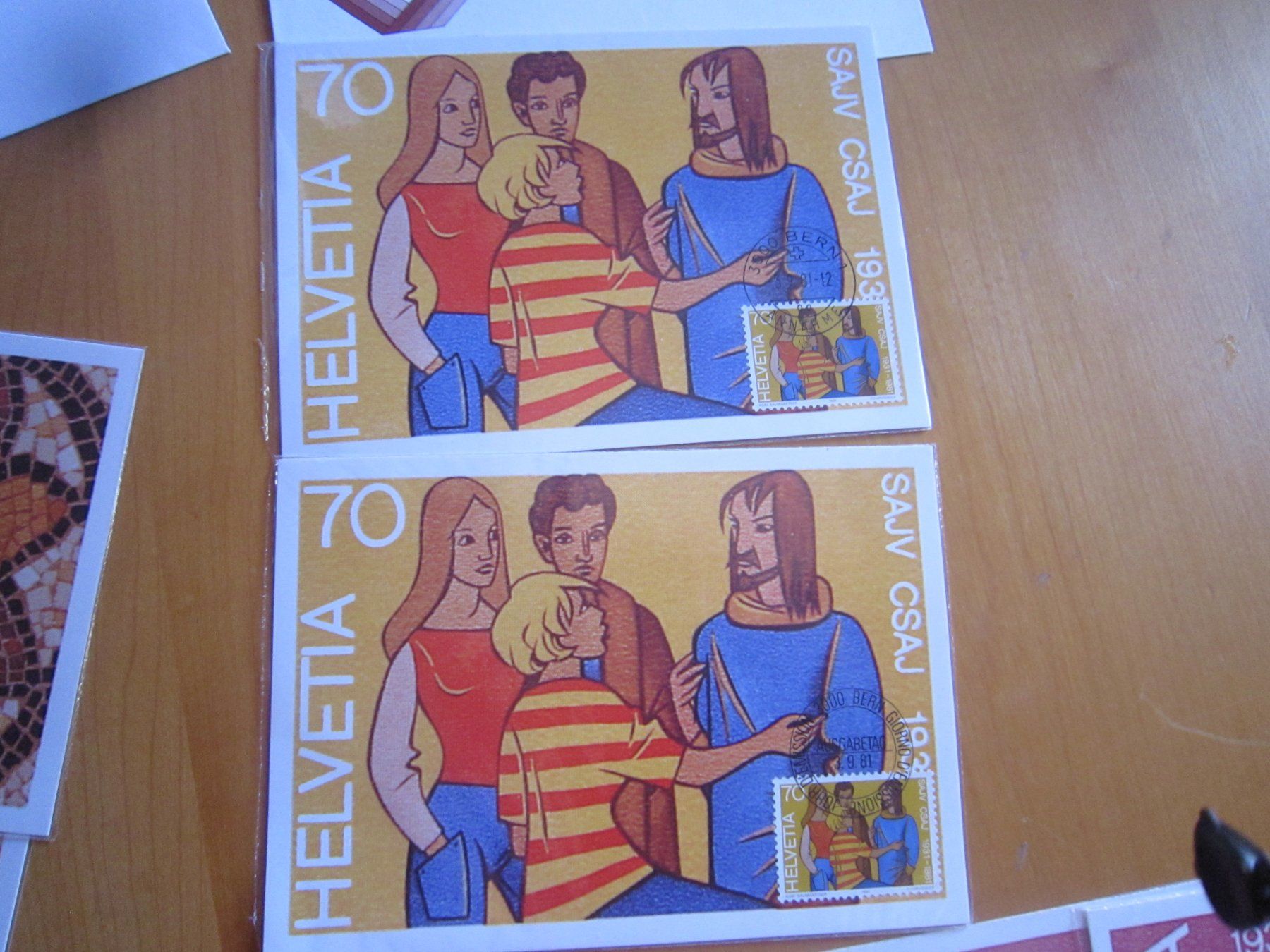 Tutti i francobolli: CH 1981 FDC Serien und Maximiukarten ET – Usato da Gordola venduto da Polentaefung 3