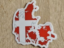 Sticker Aufkleber Dänemark
