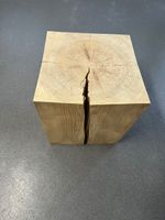 Massiver grosser Holzblock / Holzklotz