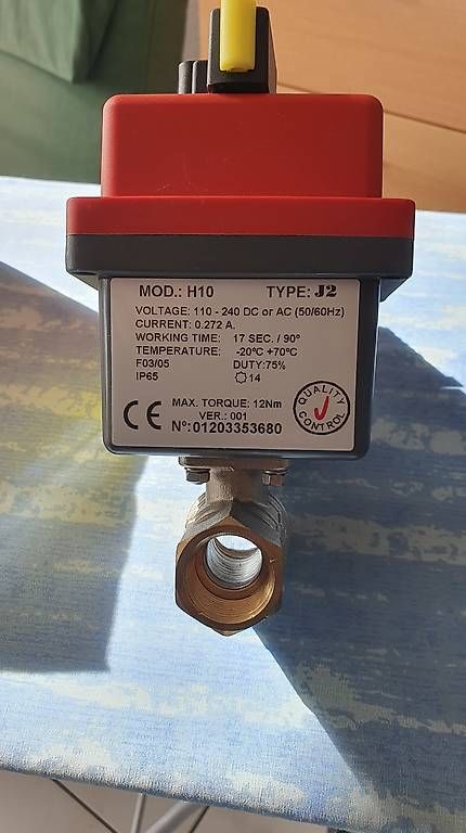 Armaturen: elektrische Absperrarmatur MOD.: H10 Type J2 – Gebraucht aus Hägendorf von CLBPL4 2